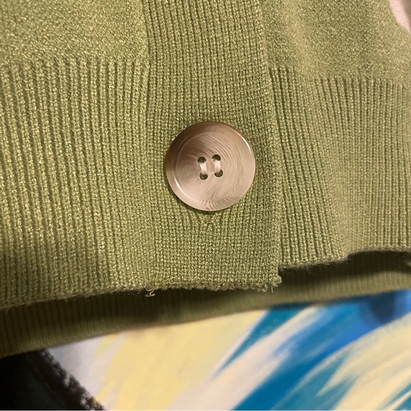 Willow & Wind Daisy Avocado Green Cardigan - Picture 4 of 7